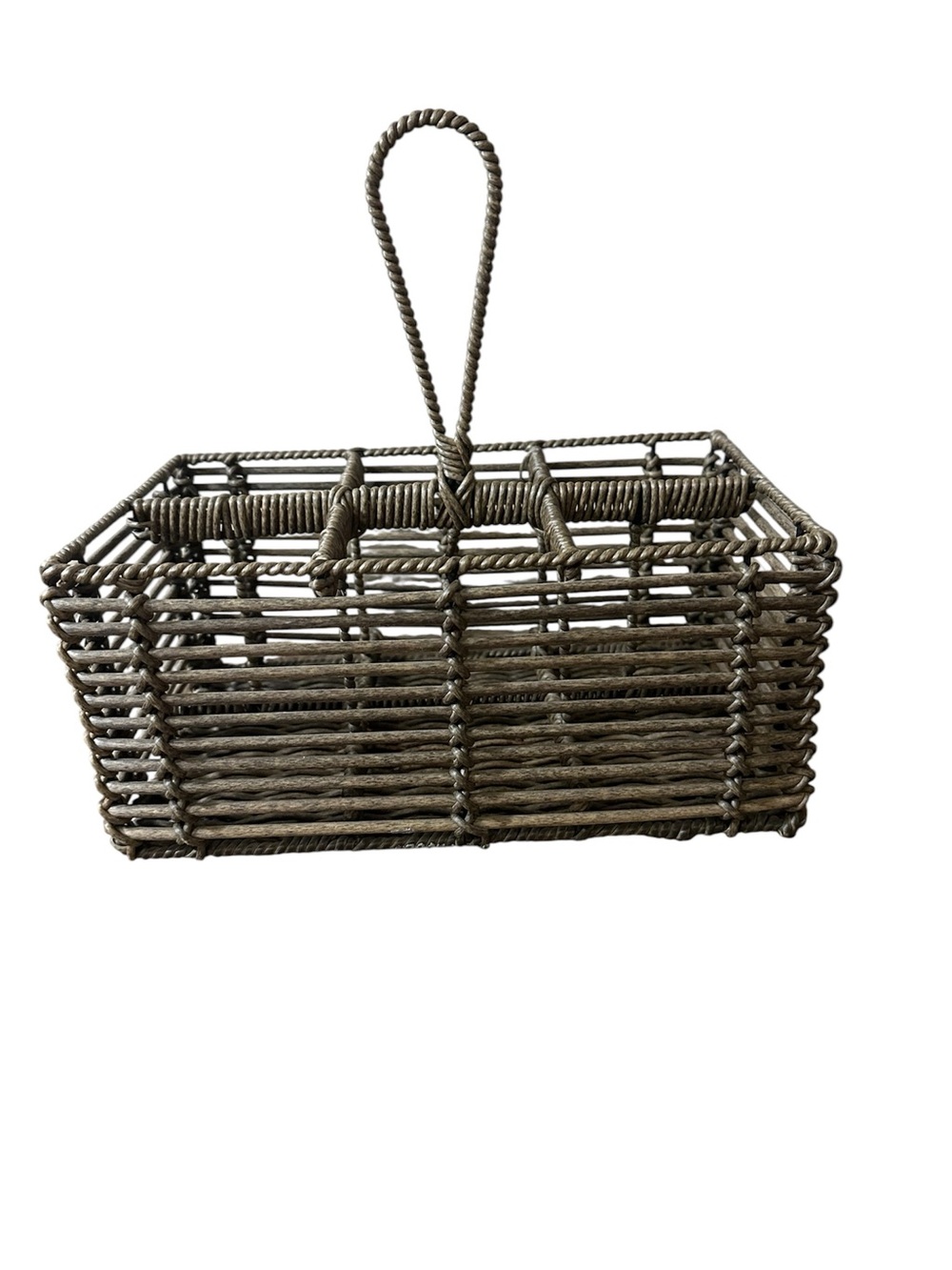 Woven Rectangular Serving Caddy